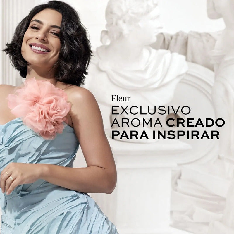 Set 3 Pzs Fleur L'bel Perfume Crema Corporal Y Miniperfume