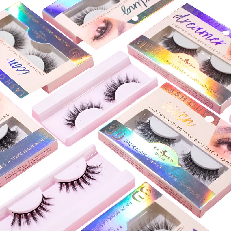 3pack Pestañas Postizas Efecto 3d Lash Out Italia Deluxe