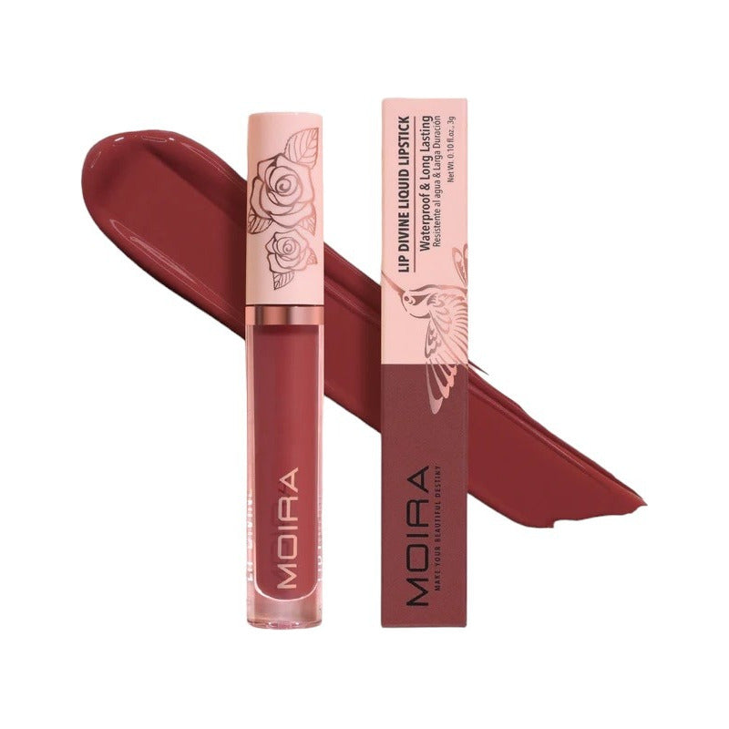 Labial Liquido Moira Lip Divine Larga Duracion 1 Pz 24 Tonos