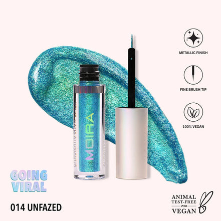 Delineador Liquido Metalico Chromatic Show Liner Moira