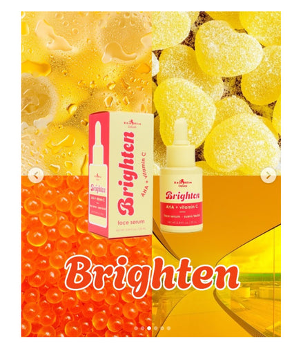 Serum Facial Brighten Aha + Vitamina C Italia Deluxe
