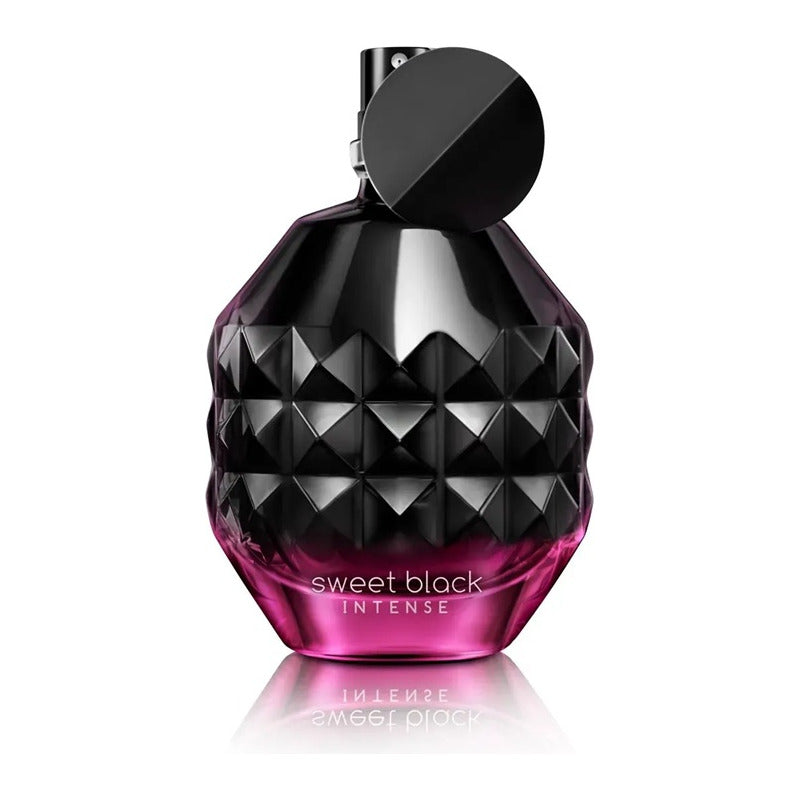 Set 2 Pzs Sweet Black Intense Cyzone Perfume+crema Perfumada