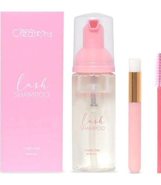 Kit Shampoo Limpieza Pestañas Beauty Creations Lash Shampoo
