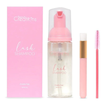 Kit Limpieza Pestañas Beauty Creations Shampoo + Ventilador