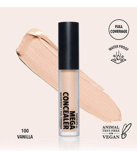 Moira Mega Concealer Corrector Alta Cobertura Waterproof