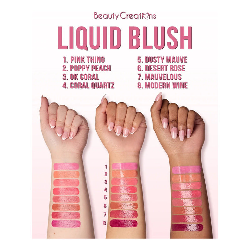 Rubor Liquido Liquid Blush Beauty Creations