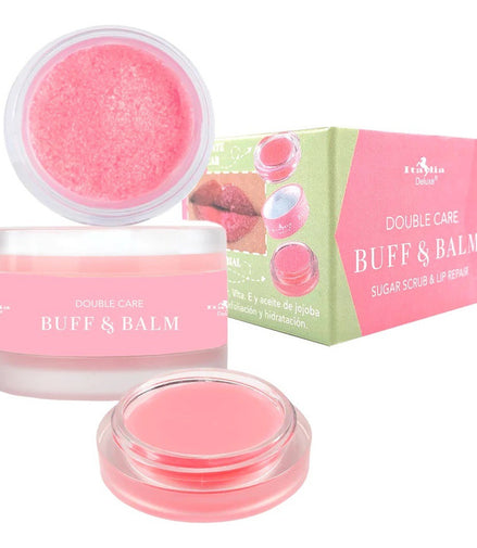 Buff & Balm Italia Deluxe Bálsamo Y Exfoliante Labial 2 En 1