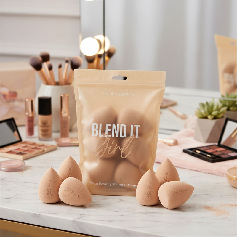 Set De 6 Esponjas Maquillaje Blend It Girl Beauty Creations