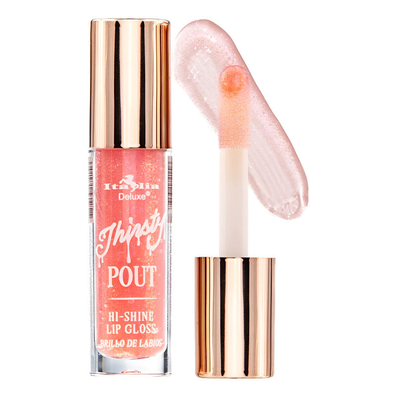 Italia Deluxe Thirsty Pout Hi-shine Lip Gloss Alto Brillo