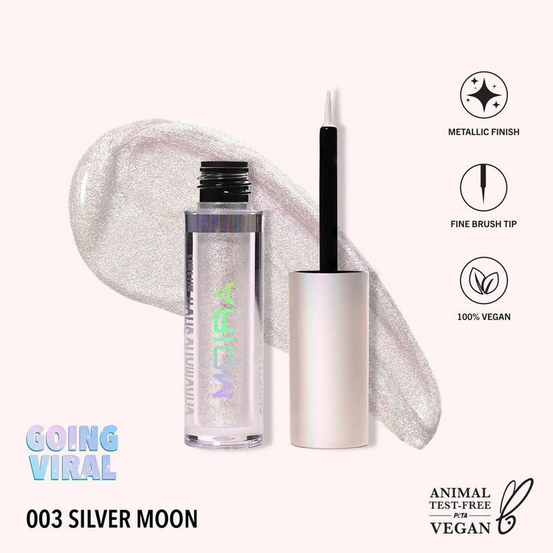 Delineador Liquido Metalico Chromatic Show Liner Moira