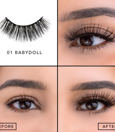 3pack Pestañas Postizas Efecto 3d Lash Out Italia Deluxe