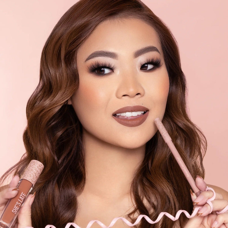 Lip Duo Set Beauty Creations Labial + Delineador Original