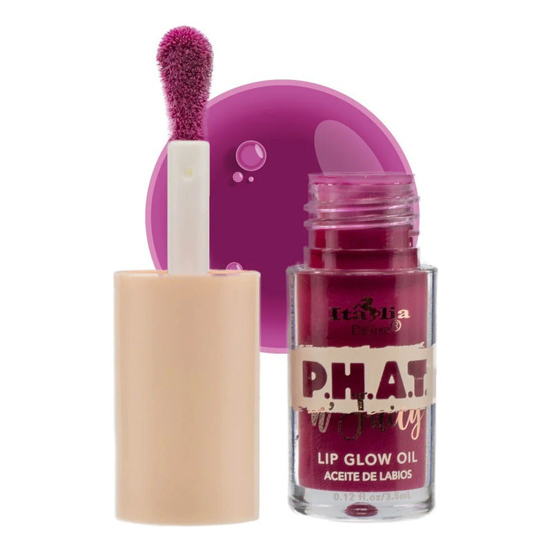 Lip Oil Italia Deluxe Phat Labios Hidratados 1 Pz 6 Tonos