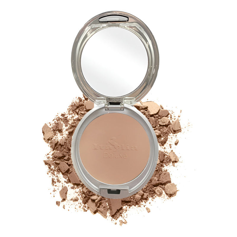 Italia Deluxe Silver Polvo Compacto Natural 1 Pz 12 Tonos