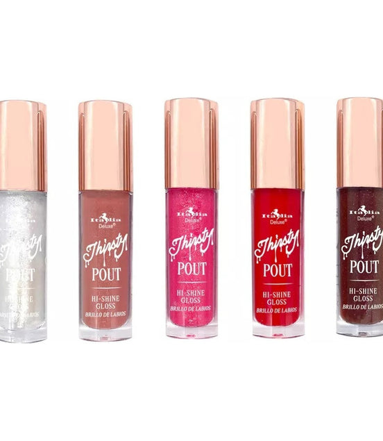 Italia Deluxe Thirsty Pout Hi-shine Lip Gloss Alto Brillo