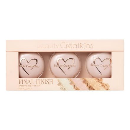 Set Final Finish Baked Highlighters Beauty Creations 3 Pcs