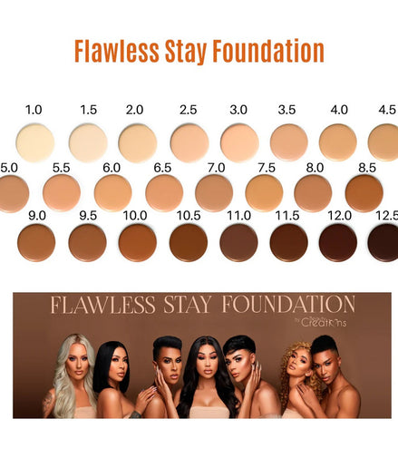 Base Liquida De Maquilllaje Flawless Stay Beauty Creations