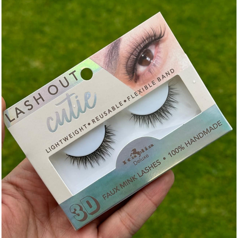 3pack Pestañas Postizas Efecto 3d Lash Out Italia Deluxe