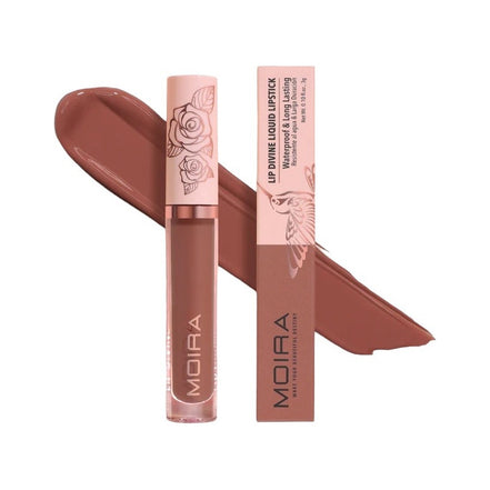 Labial Liquido Moira Lip Divine Larga Duracion 1 Pz 24 Tonos