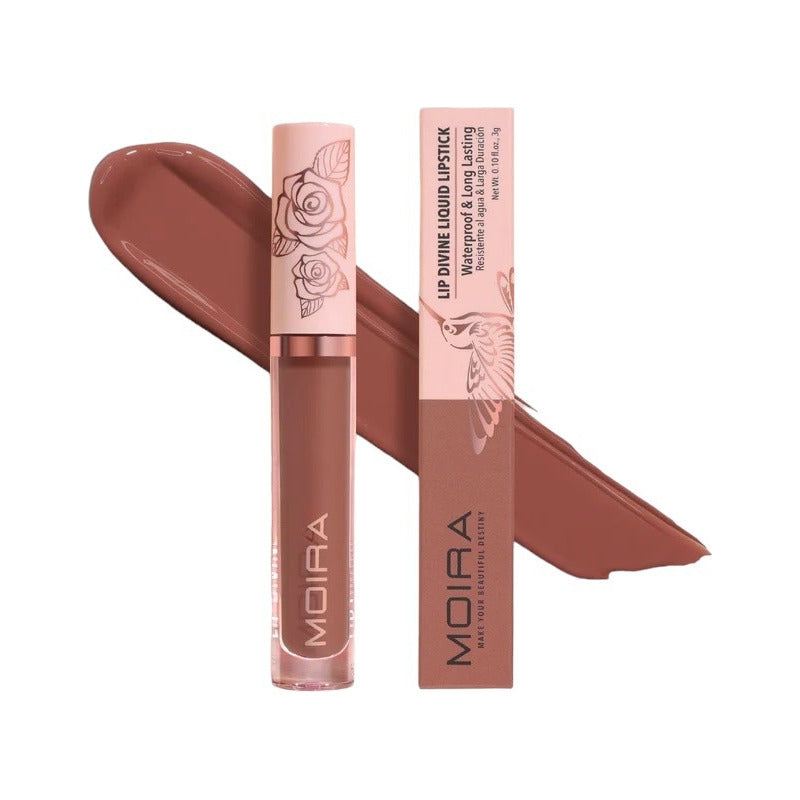 Labial Liquido Moira Lip Divine Larga Duracion 1 Pz 24 Tonos