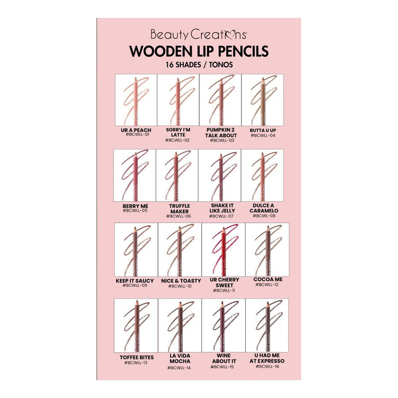 Delineador De Labios Madera Beauty Creations Wine About It