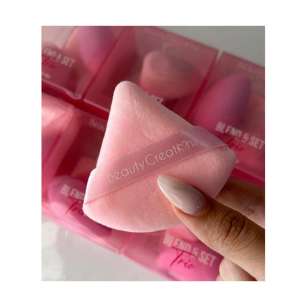 Trio Blend & Set 2 Esponjas + Borla Beauty Creations