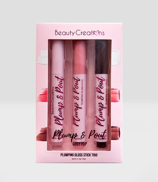 Trio De Balsamos Gloss Stick Plump & Pout Beauty Creations