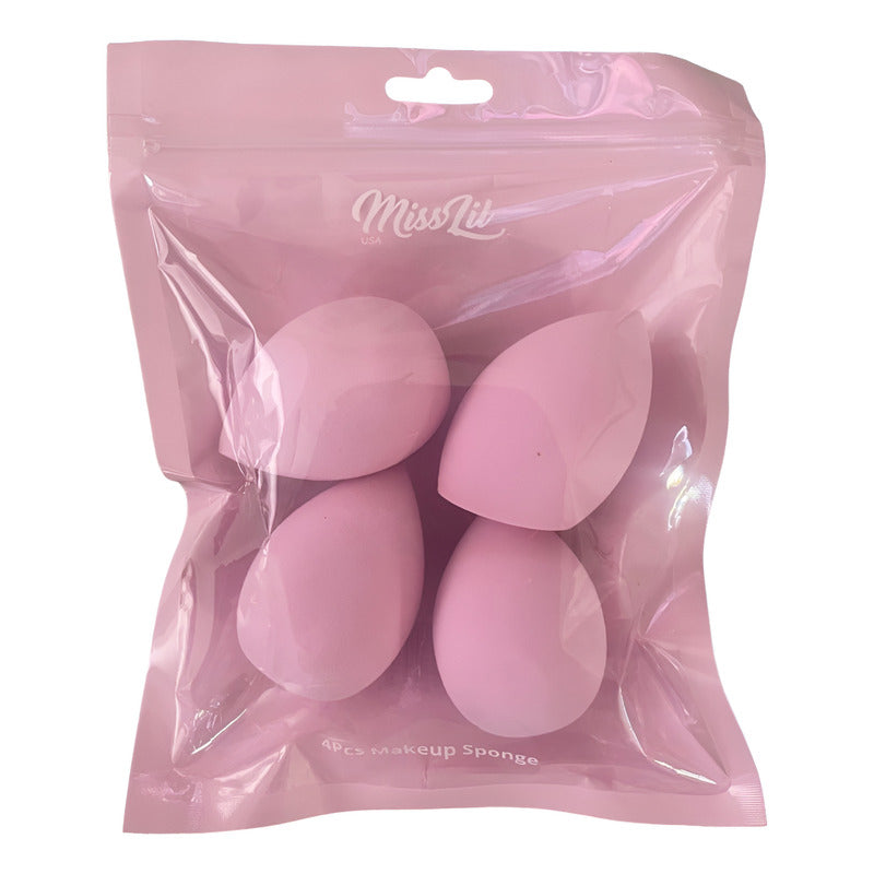 Set De Esponjas De Maquillaje Beauty Blender Miss Lil 4 Pcs