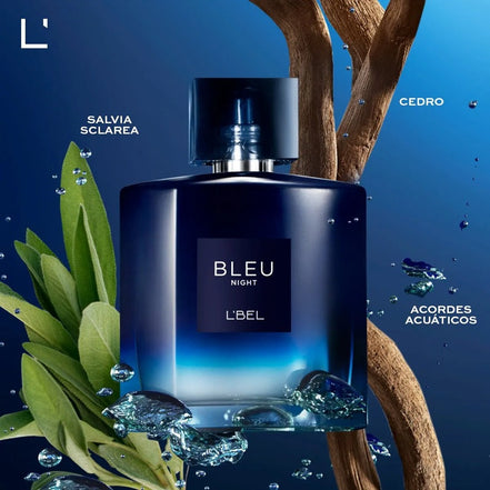 Set 2 Pzs Perfumes Bleu L'bel Night Y Glacial 100 Ml