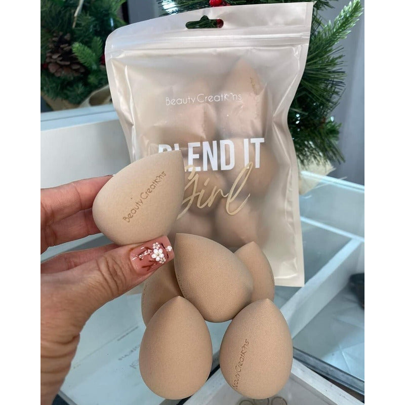 Set De 6 Esponjas Maquillaje Blend It Girl Beauty Creations