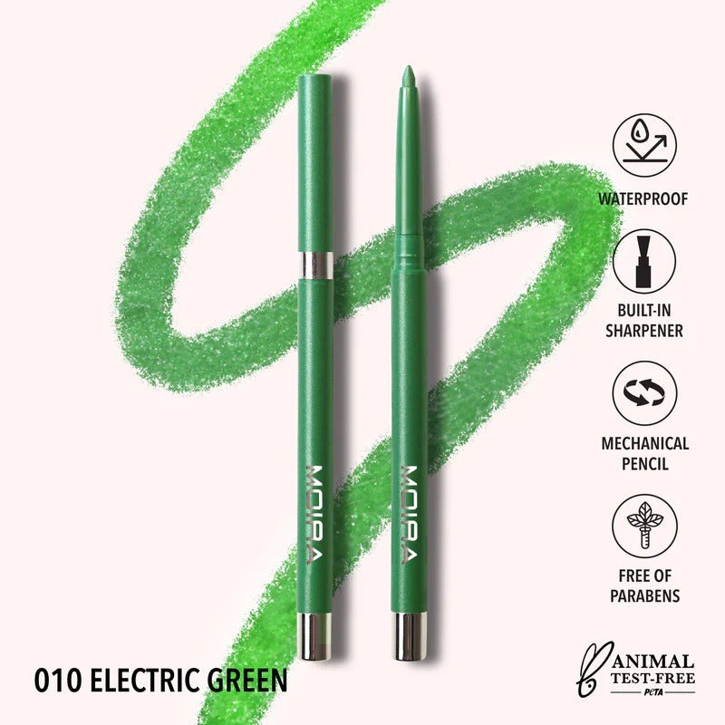 Shimmer Liner Delineador Metalico En Gel Moira 1 Pz 18 Tonos