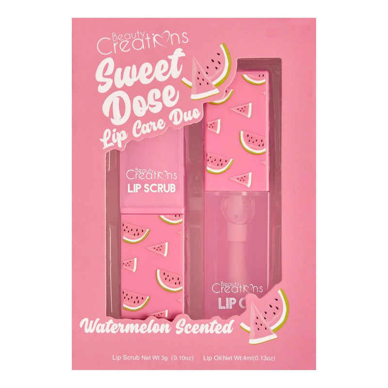 Lip Duo Exfoliante Y Aceite Sweet Dose Beauty Creations