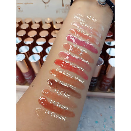 Lip Gloss Thirsty Pout Hi-shine Italia Deluxe Popsicle
