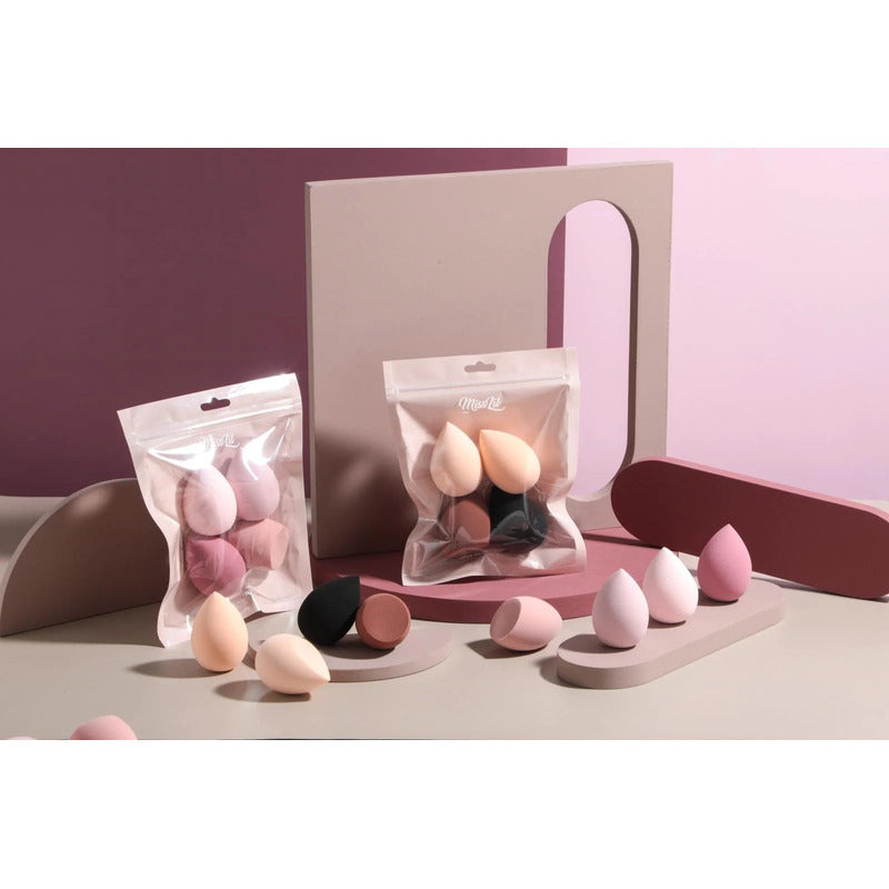 Set De Esponjas De Maquillaje Beauty Blender Miss Lil 4 Pcs