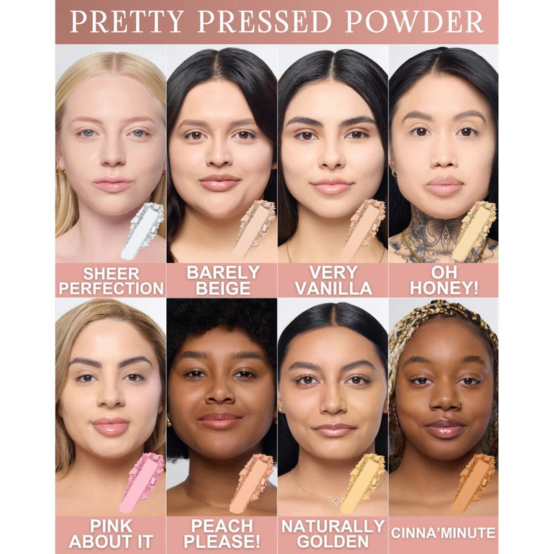 Polvo Compacto Fijador Pretty Pressed Beauty Creations