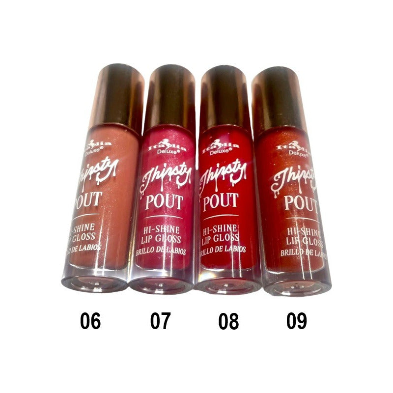 Italia Deluxe Thirsty Pout Hi-shine Lip Gloss Femme Fatale