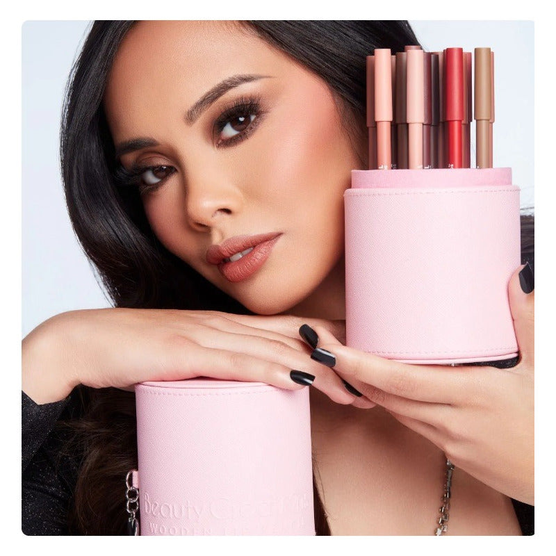 Set Delineadores Labios Beauty Creations 16 Tonos + Estuche
