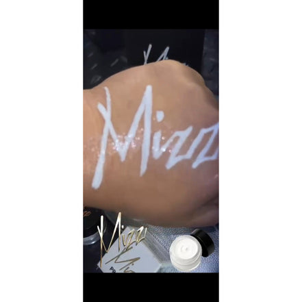 Delineador En Gel Indeleble Mizz Acabado Mate Blanco Blanco Mate