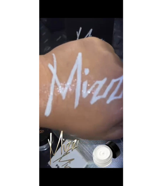 Delineador En Gel Indeleble Mizz Acabado Mate Blanco Blanco Mate