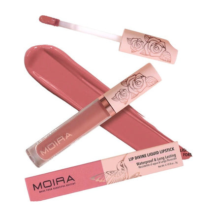 Labial Liquido Moira Lip Divine Larga Duracion 1 Pz 24 Tonos
