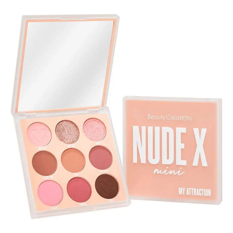 Paleta De Sombras Nude X Beauty Creations Original 9 Tonos