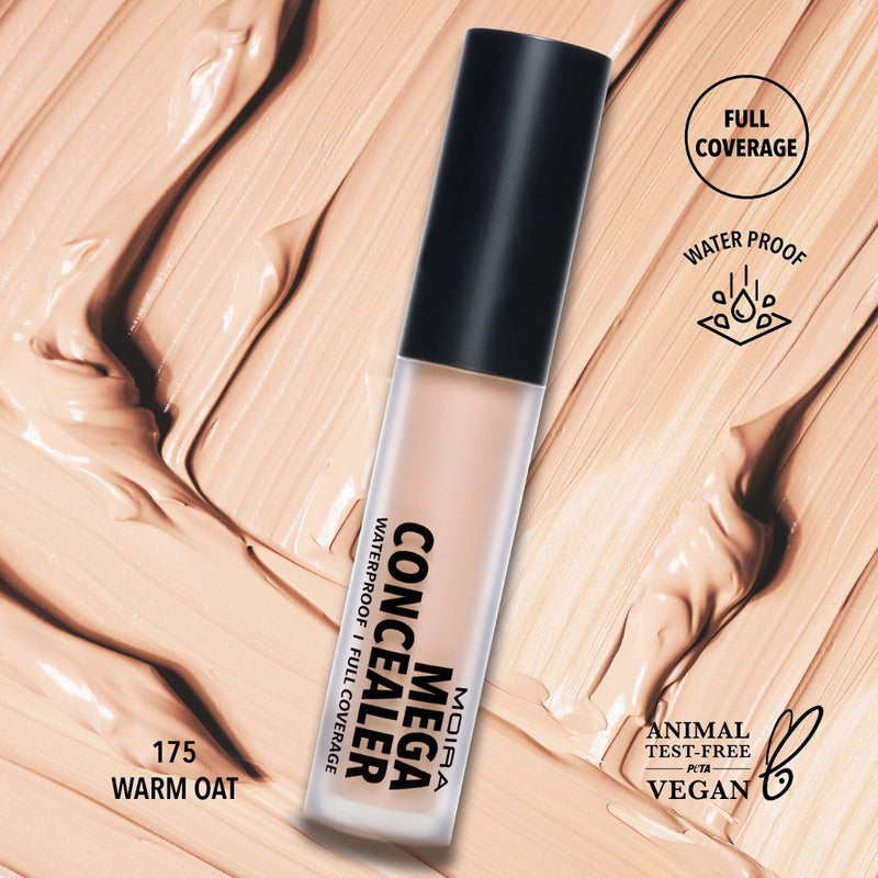 Moira Mega Concealer Corrector Alta Cobertura Waterproof