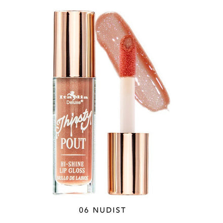 Set Gloss Labiales Thirsty Pout Hi Shine Italia Deluxe 4 Pcs