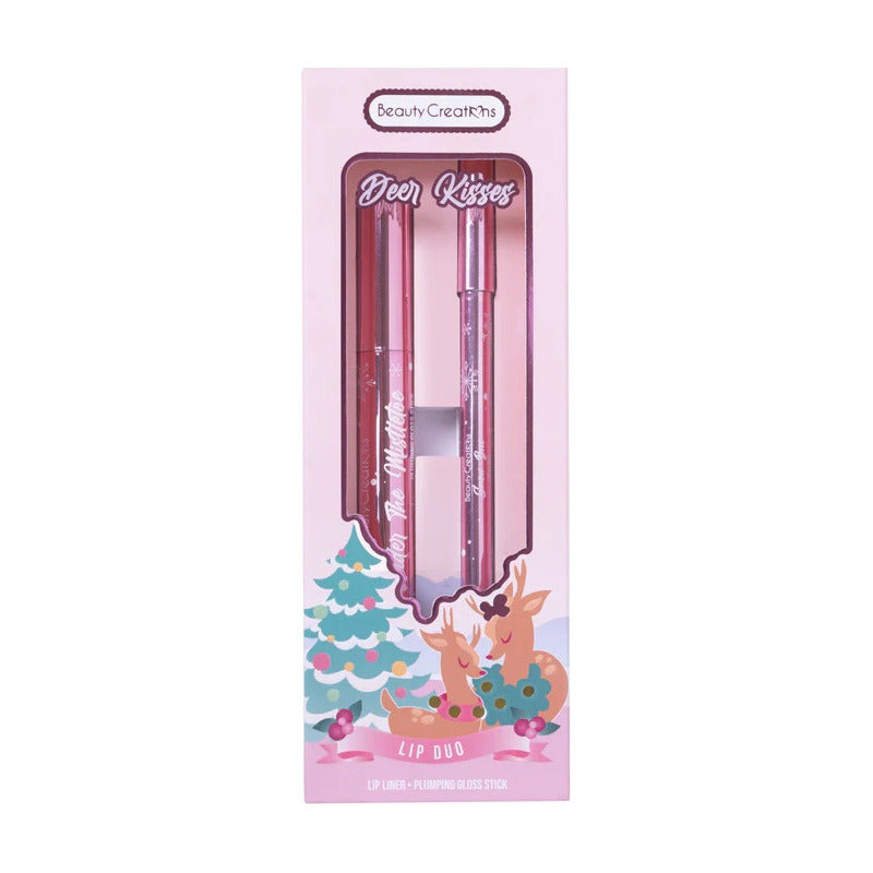 Lip Duo Deer Kisses Gloss Stick+delineador Beauty Creations