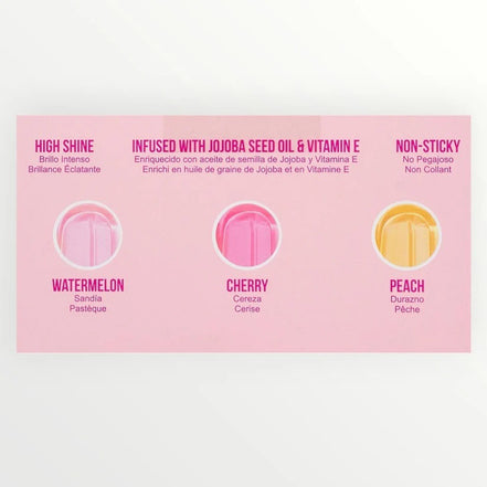 Set Balsamos Labiales C/llavero Fruity Dose Beauty Creations