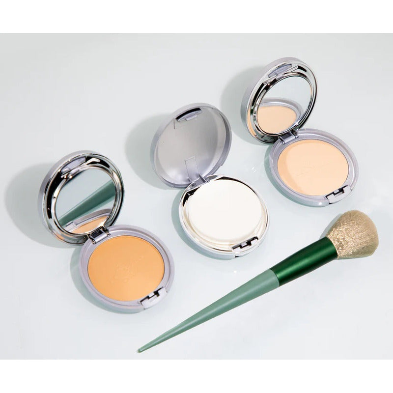 Italia Deluxe Silver Polvo Compacto Natural 1 Pz 12 Tonos