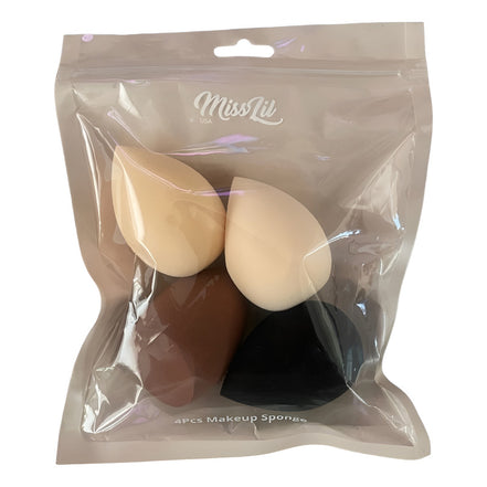 Set De Esponjas De Maquillaje Beauty Blender Miss Lil 4 Pcs