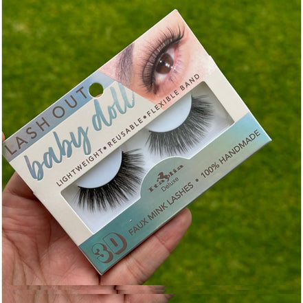 3pack Pestañas Postizas Efecto 3d Lash Out Italia Deluxe