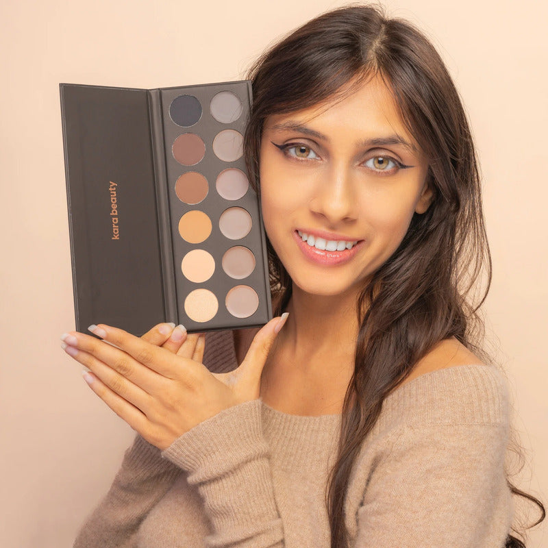 Paleta Para Cejas Profesional Gel Y Polvo Kara Beauty