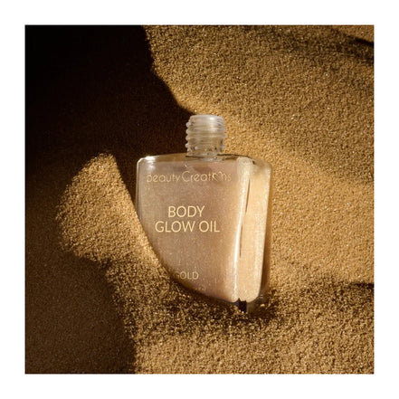 Duo Body Glow Aceite Corporal + Brocha Beauty Creations